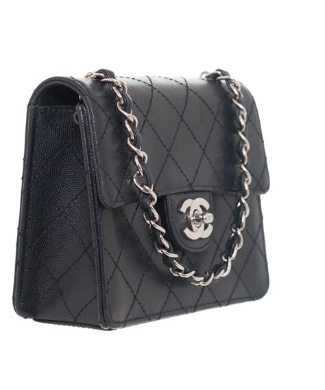 chanel black bag small|chanel small flap bag price.